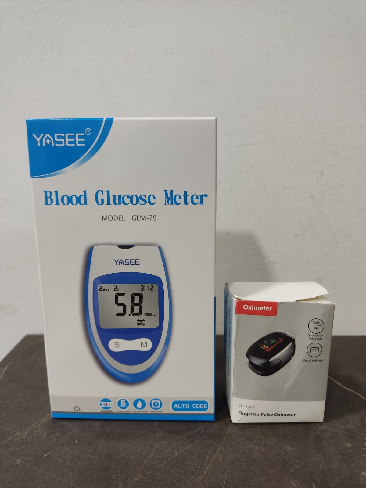 Glucometro y Oximetro